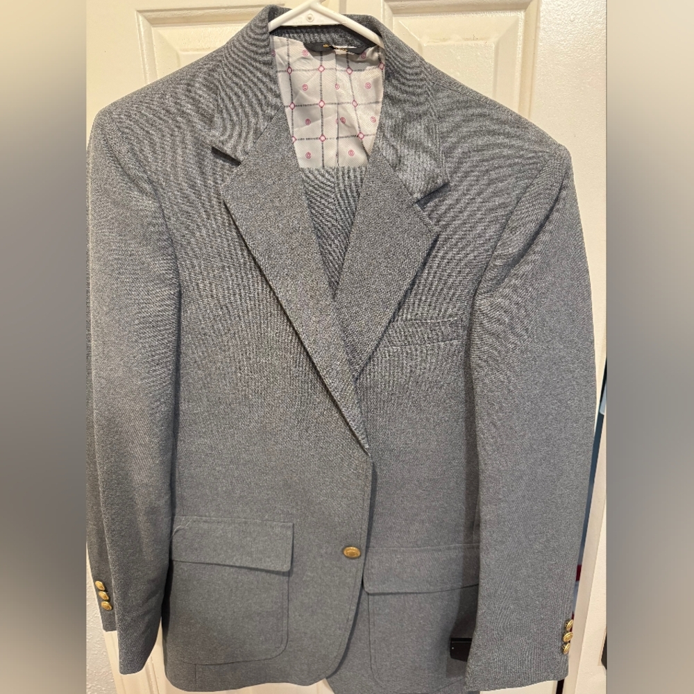 Vintage Grey Perma-Prest Suit